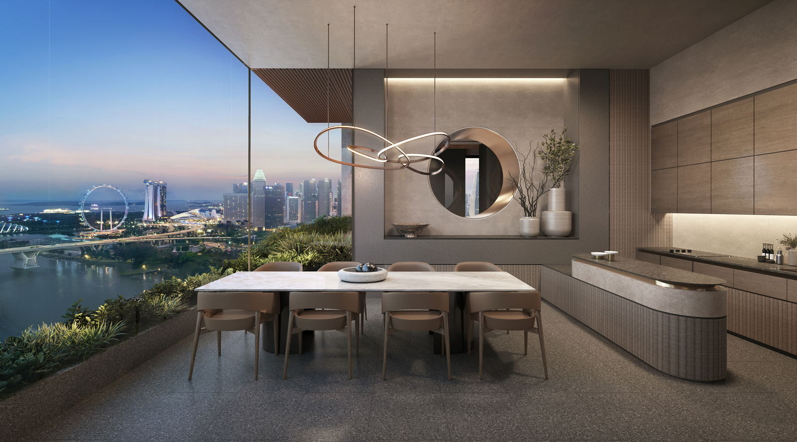 The Dining Room at level 17 — artist's impression
