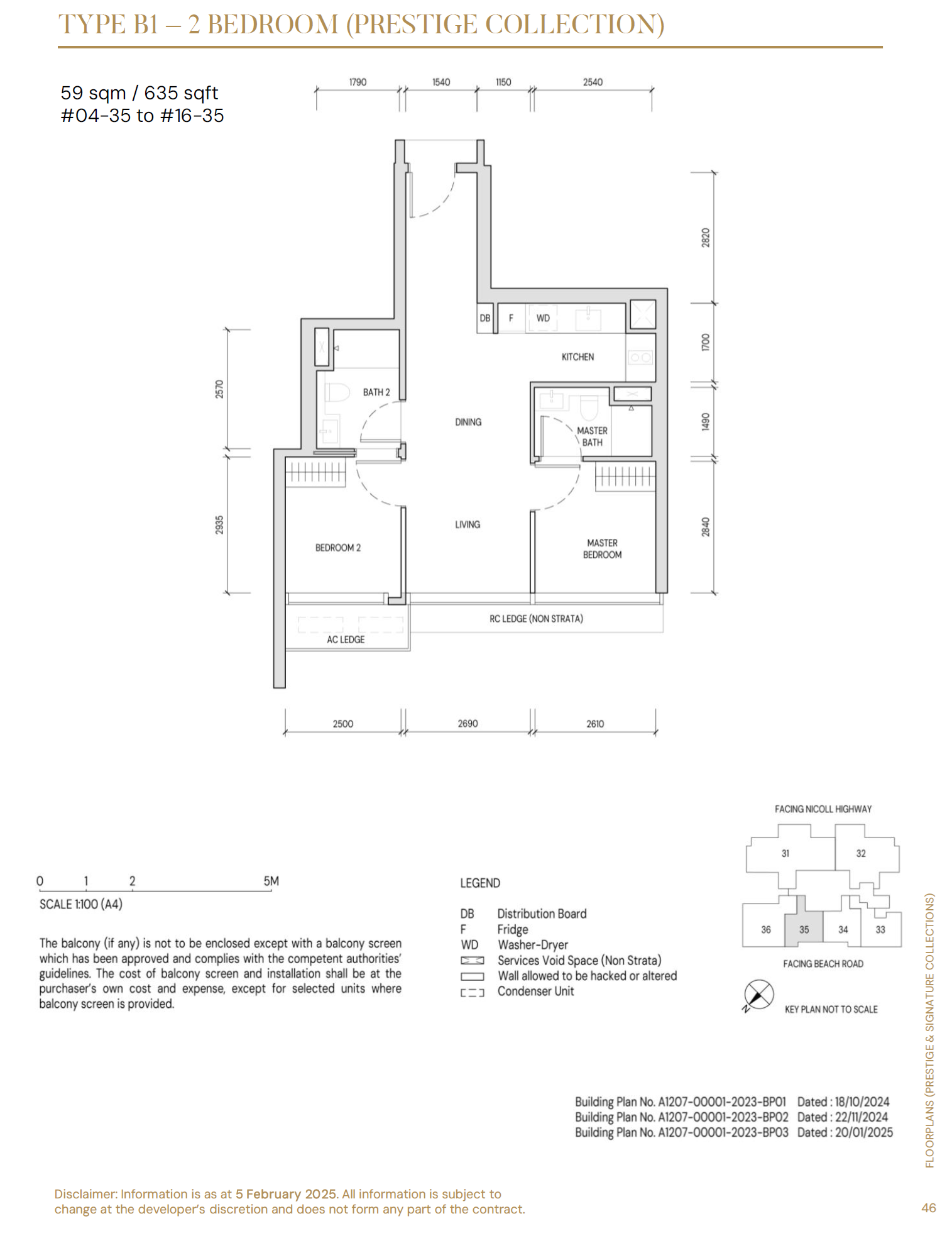 Floor plan type B1
