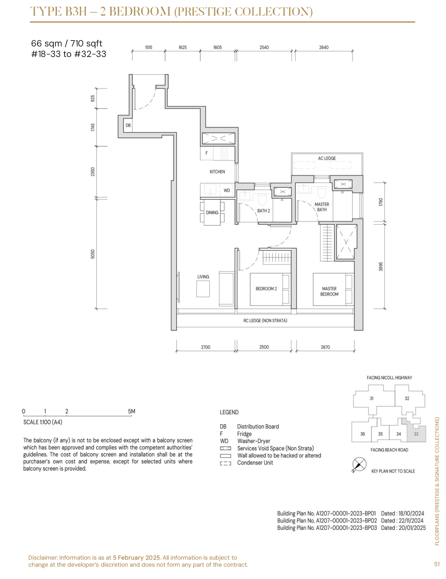 Floor plan type B3H