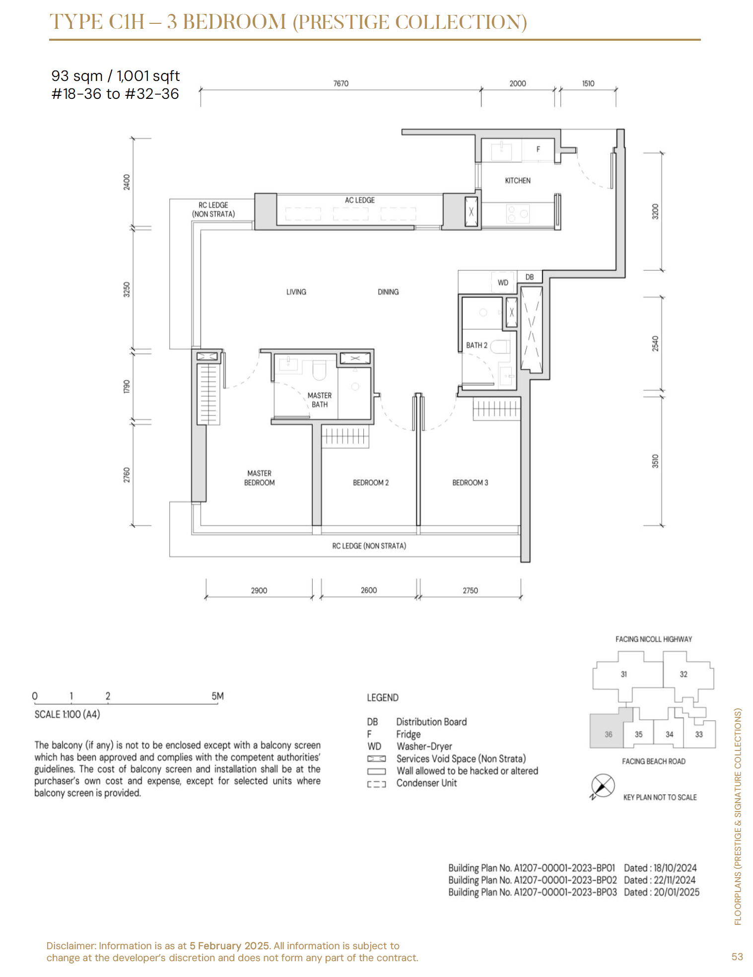 Floor plan type C1H