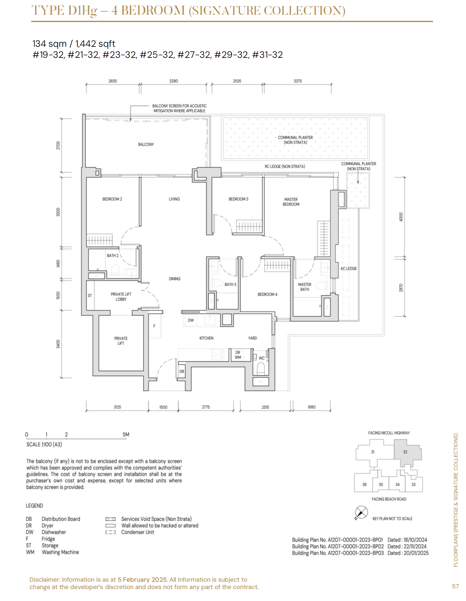 Floor plan type D1Hg